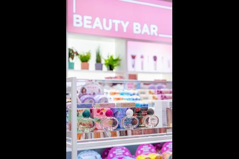 Beauty Bar at Miniso Camden store in London